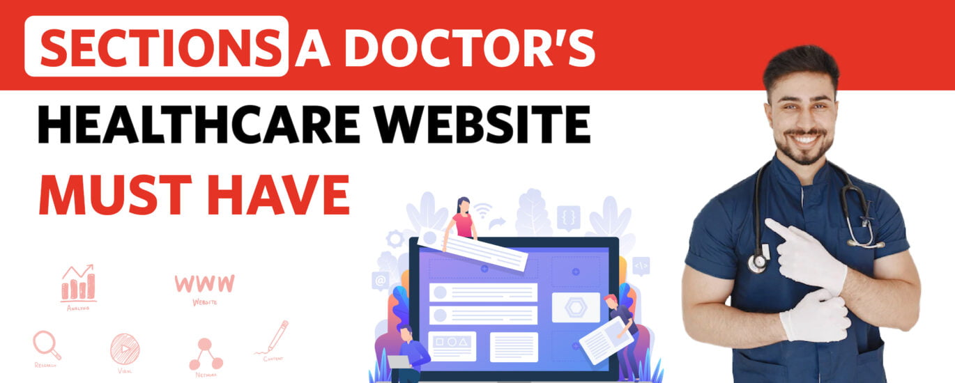 Sections a doctor's healthcare website must have