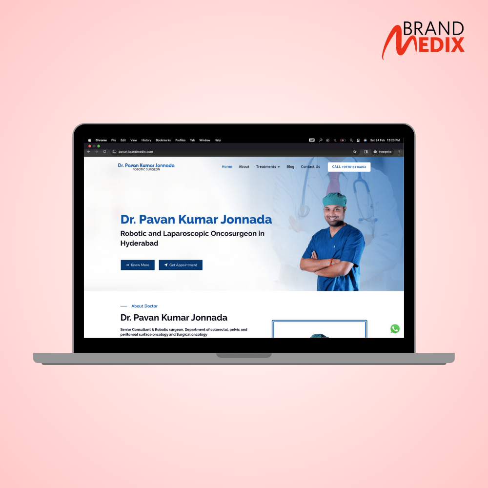 Website Design For Doctor - Brand Medix