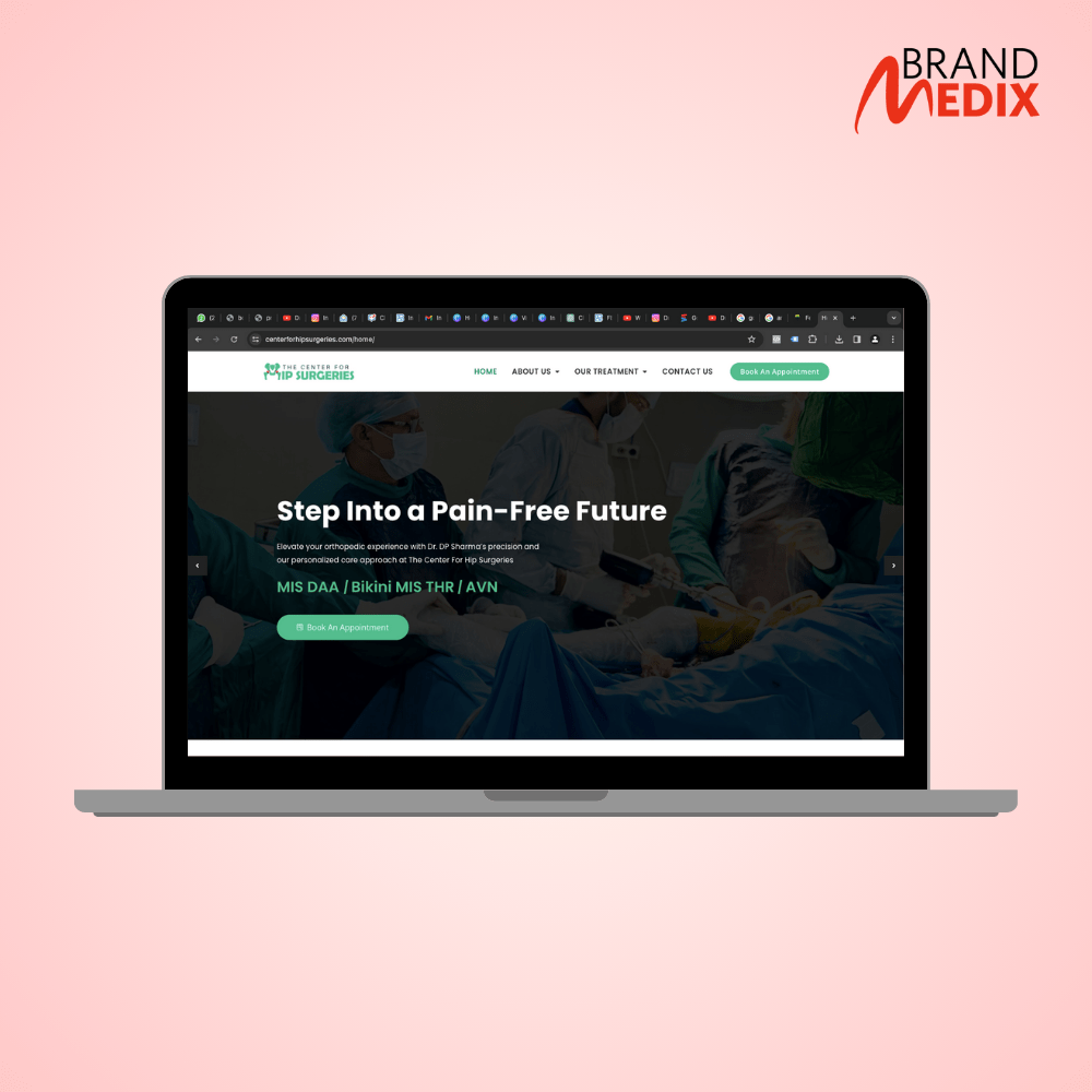 Website Design For Doctor - Brand Medix